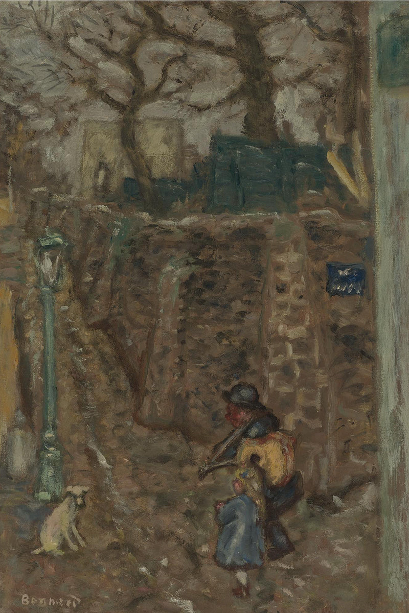 MONTMARTRE, VIEIL HOMME ET ENFANT by Pierre Bonnard