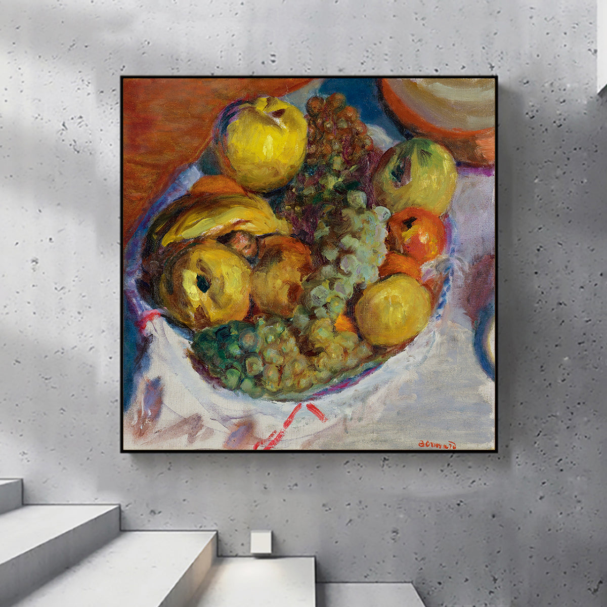 NATURE MORTE, TROIS GRAPPES DE RAISIN by Pierre Bonnard