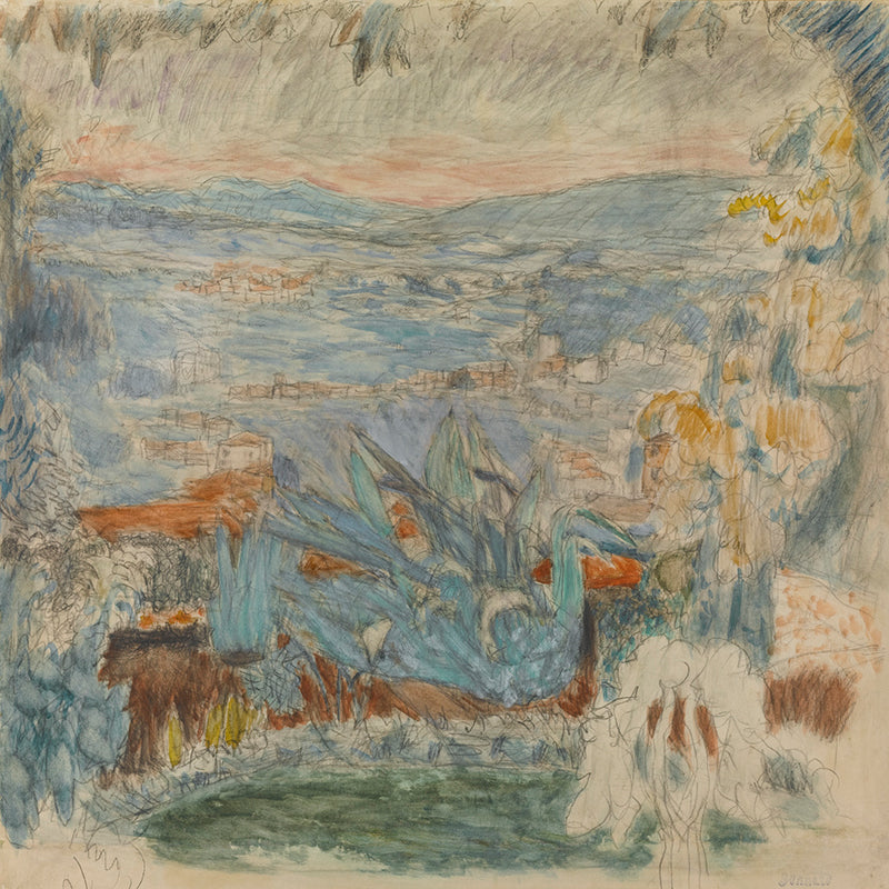 PAYSAGE DU CANNET by Pierre Bonnard