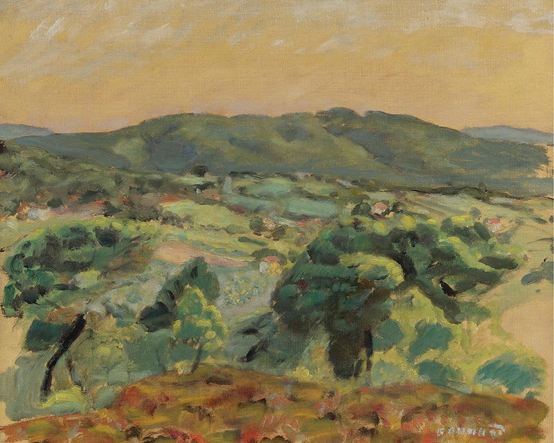 PAYSAGE DU SOIR by Pierre Bonnard