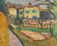 PAYSAGE à LA MAISON JAUNE by Pierre Bonnard