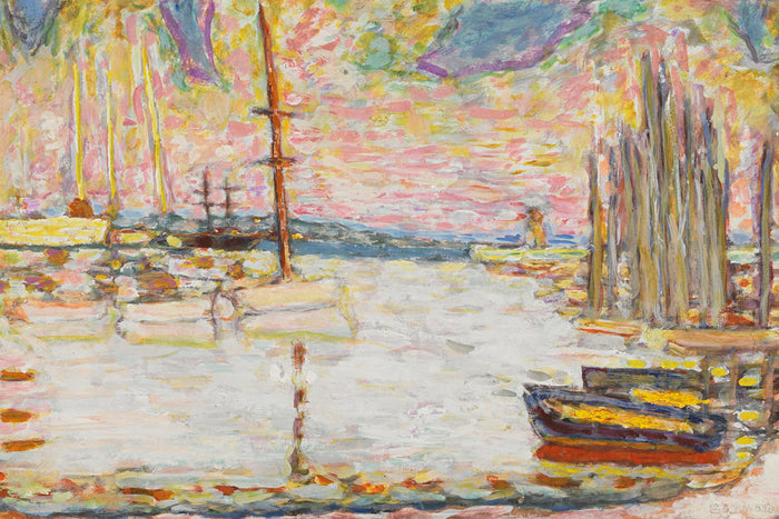 PORT DE PêCHE  by Pierre Bonnard