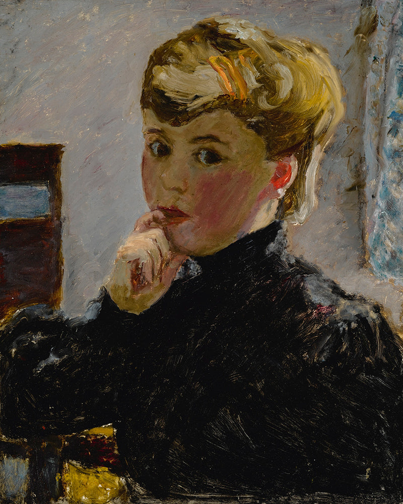 PORTRAIT DE JEUNE FILLE by Pierre Bonnard