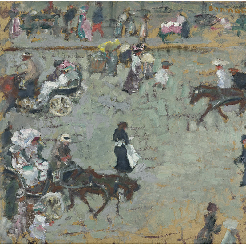 SCèNE DE RUE à PARIS by Pierre Bonnard