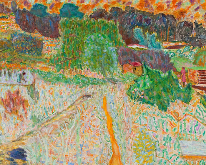 View from the Artist’s Studio, Le Cannet, 1945. Oil on canvas by Pierre Bonnard