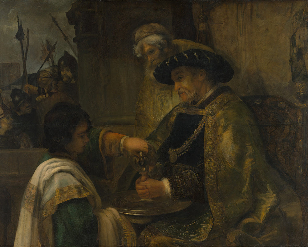 Pilate Washing His Hands by Rembrandt Harmenszoon van Rijn