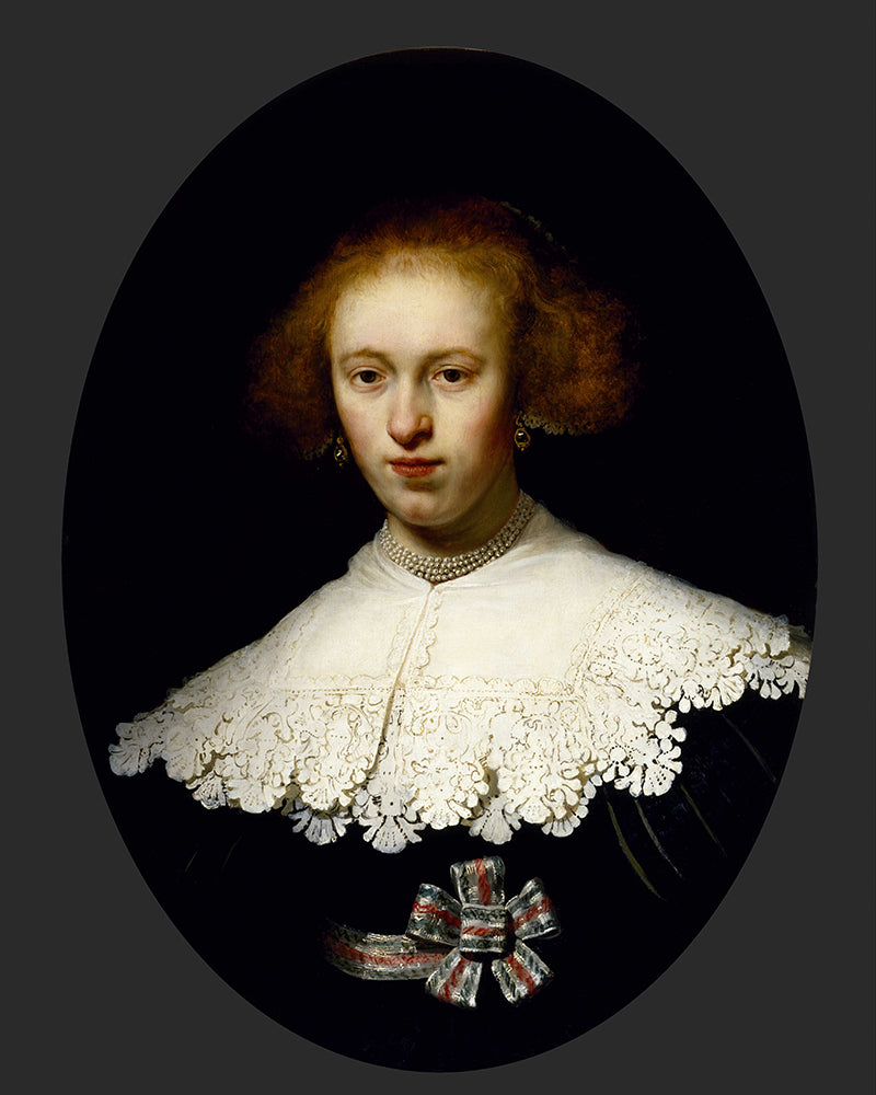 Portrait Of A Young Woman by Rembrandt Harmenszoon van Rijn