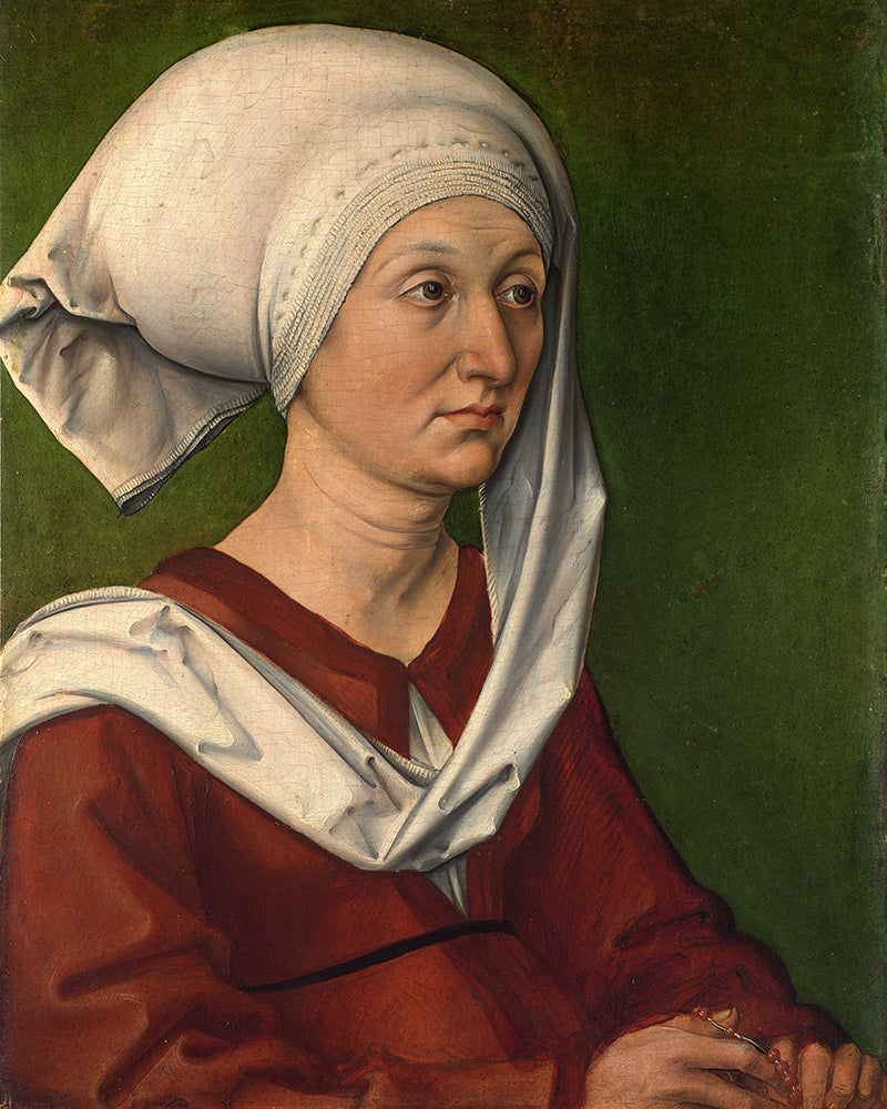Portrait of Barbara Durer by Albrecht Durer
