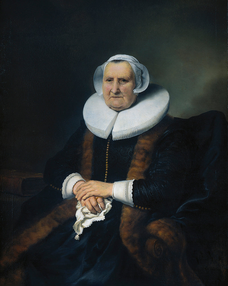 Portrait of Elisabeth Jaobsdr Bas by Rembrandt Harmenszoon van Rijn