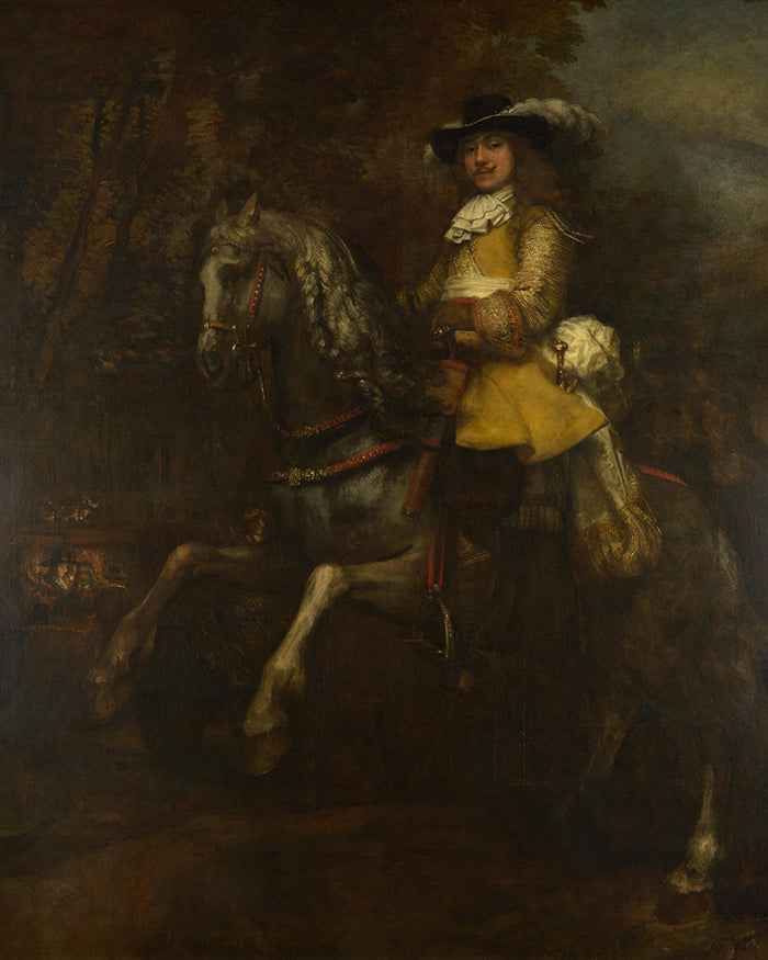 Portrait of Frederick Rihel on Horseback by Rembrandt Harmenszoon van Rijn