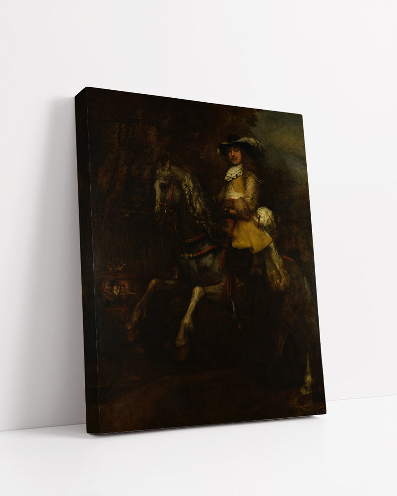 Portrait of Frederick Rihel on Horseback by Rembrandt Harmenszoon van Rijn