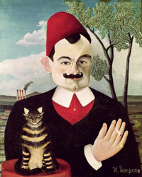 Portrait of French writer Pierre Loti by Henri Rousseau
