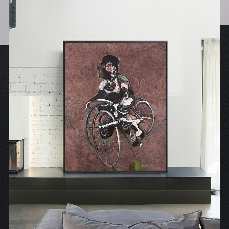 Portrait of George Dyer Riding a Bicycle by Francis Bacon