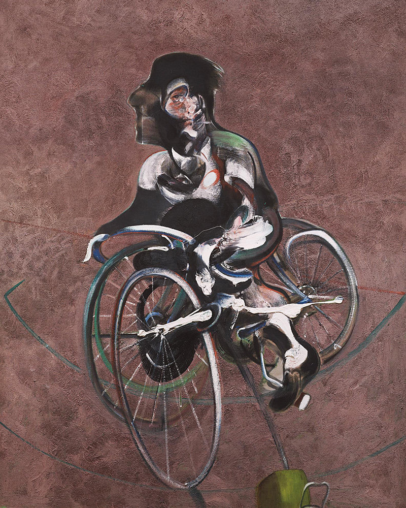 Portrait of George Dyer Riding a Bicycle by Francis Bacon