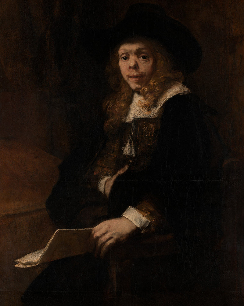 Portrait of Gerard de Lairesse by Rembrandt Harmenszoon van Rijn