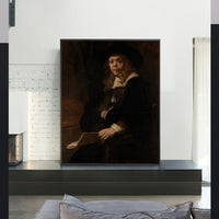 Portrait of Gerard de Lairesse by Rembrandt Harmenszoon van Rijn