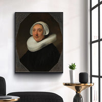 Portrait of Haesje Jacobsdr of Cleyburg by Rembrandt Harmenszoon van Rijn
