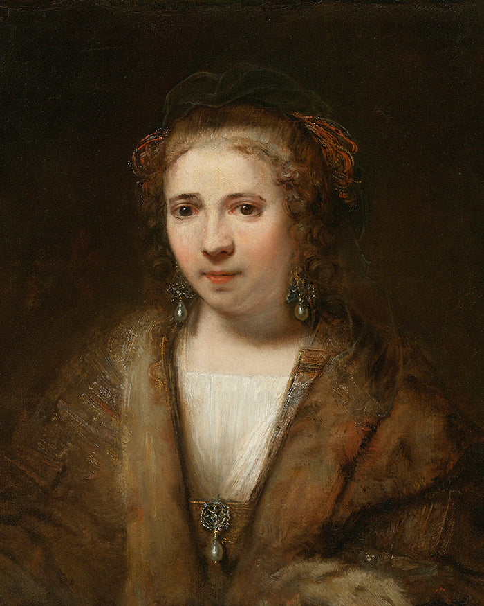 Portrait of Hendrickje Stoffels by Rembrandt Harmenszoon van Rijn