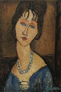 Portrait of Jeanne Hebuterne by Amedeo Modigliani