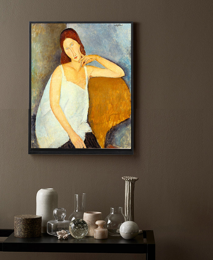 Portrait of Jeanne Hebuterne by Amedeo Modigliani