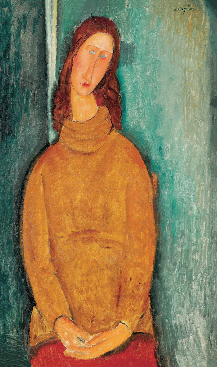 Portrait of Jeanne Hébuterne by Amedeo Modigliani