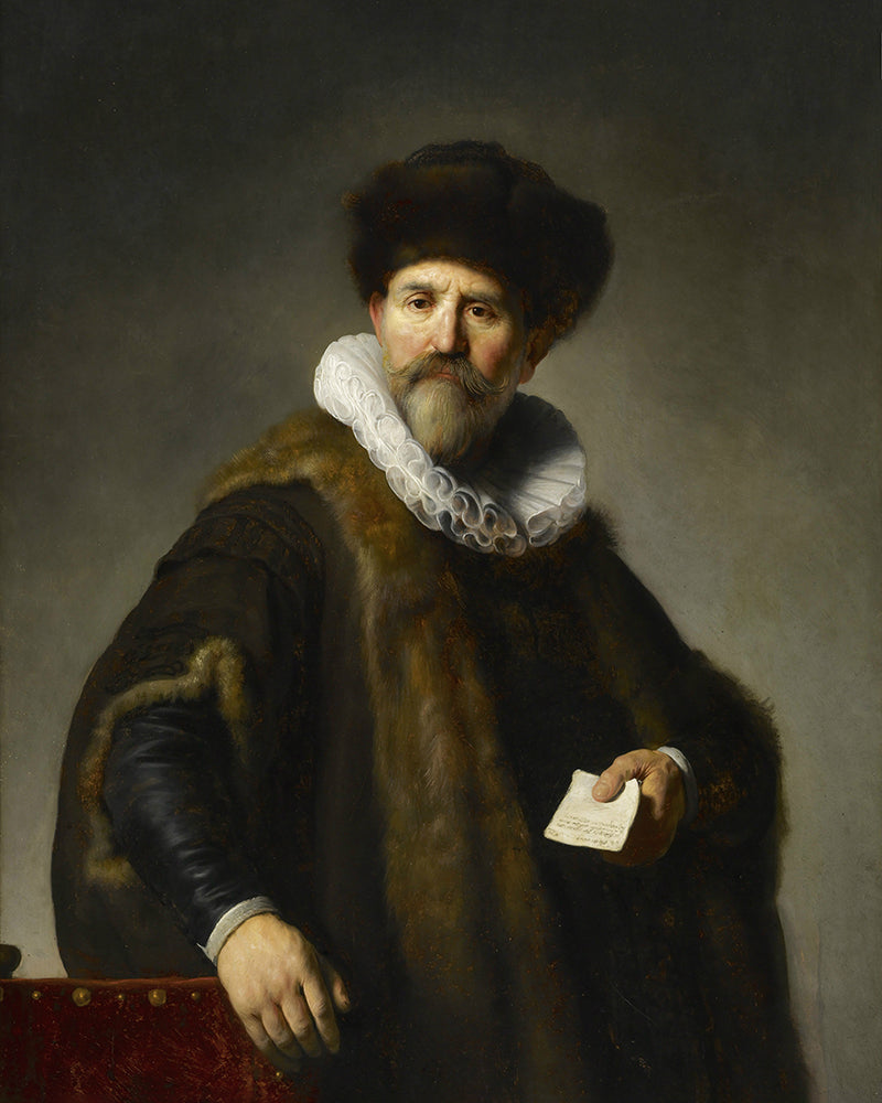Portrait of Nicolaes Ruts by Rembrandt Harmenszoon van Rijn