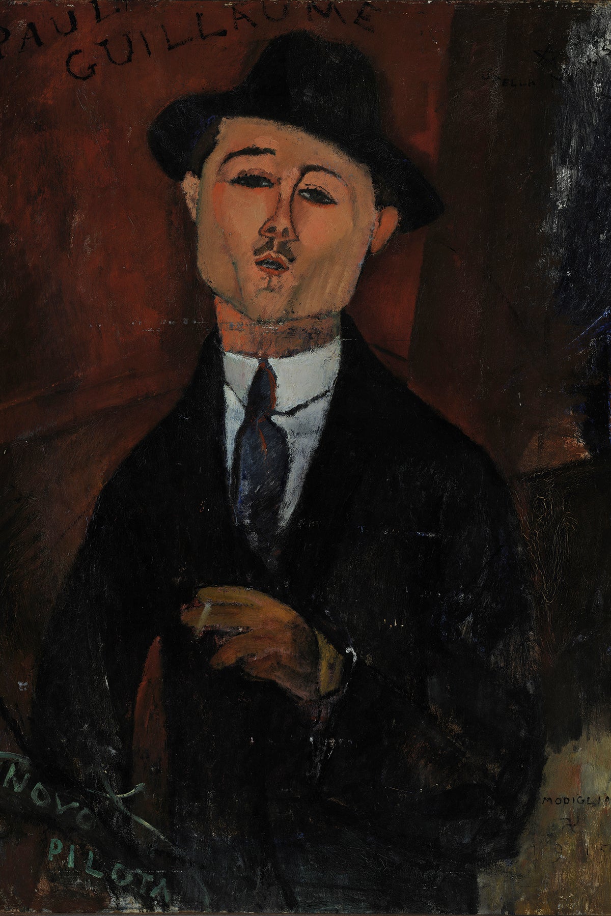 Portrait of Paul Guillaume by Amedeo Modigliani