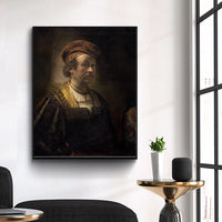 Portrait of Rembrandt by Rembrandt Harmenszoon van Rijn