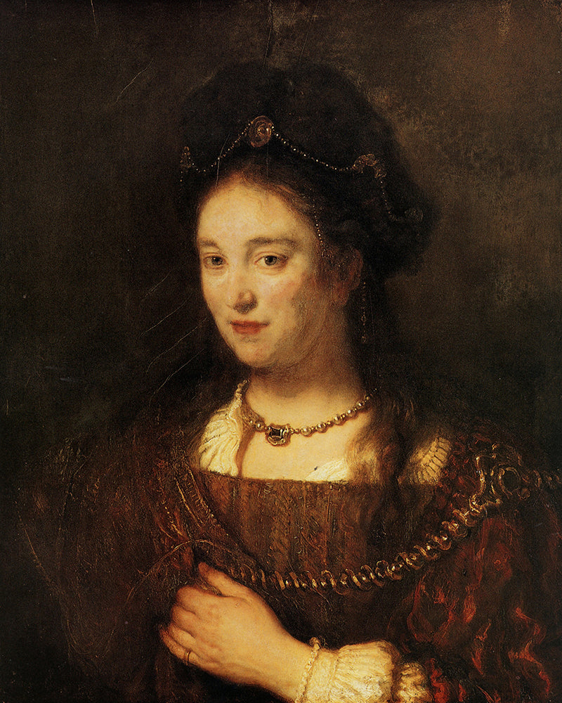 Portrait of Saskia by Rembrandt Harmenszoon van Rijn