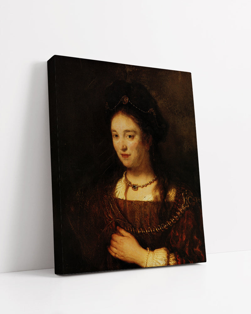 Portrait of Saskia by Rembrandt Harmenszoon van Rijn