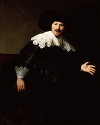 Portrait of a Man Rising from His Chair by Rembrandt Harmenszoon van Rijn