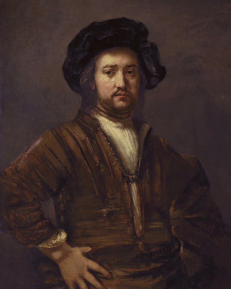Portrait of a Man with Arms Akimbo by Rembrandt Harmenszoon van Rijn