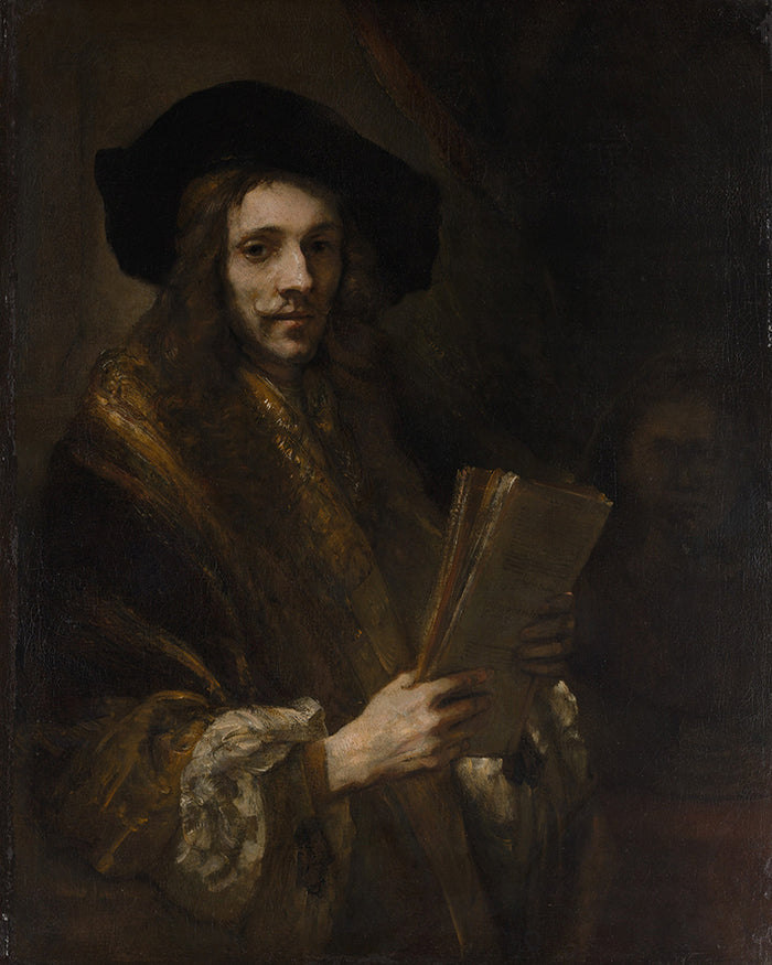 Portrait of a Man with a Book by Rembrandt Harmenszoon van Rijn