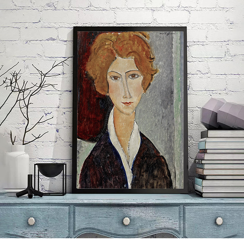 Portrait of a Woman  by Amedeo Modigliani
