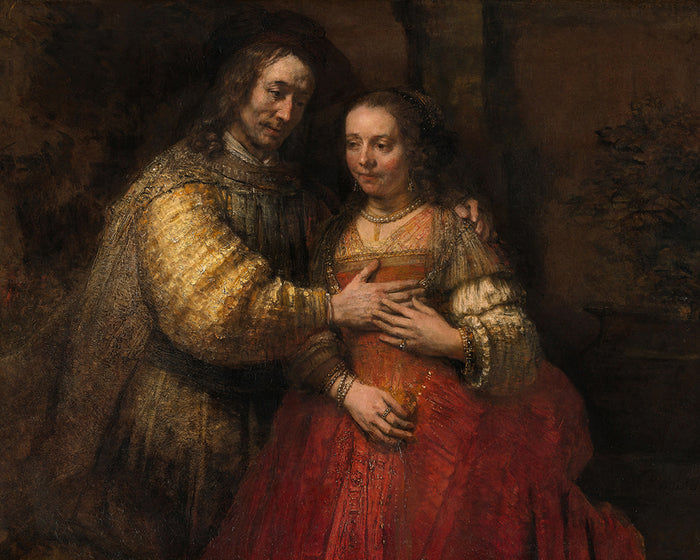 Portrait of a couple as figures from the Old Testament by Rembrandt Harmenszoon van Rijn