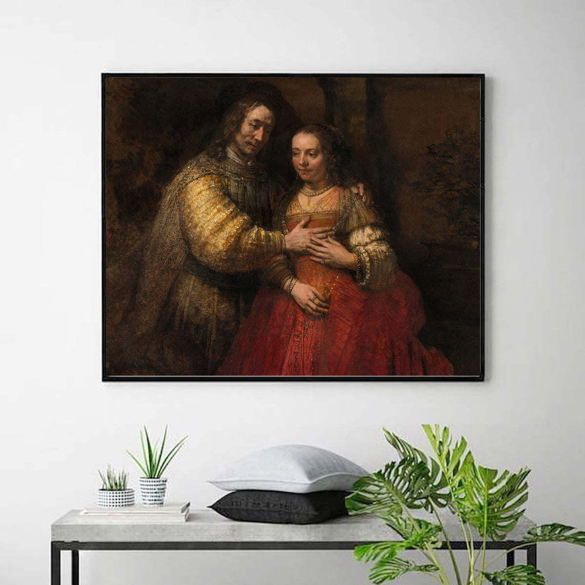 Portrait of a couple as figures from the Old Testament by Rembrandt Harmenszoon van Rijn