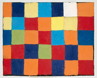 "Qu 1" color chart (1930) by Paul Klee