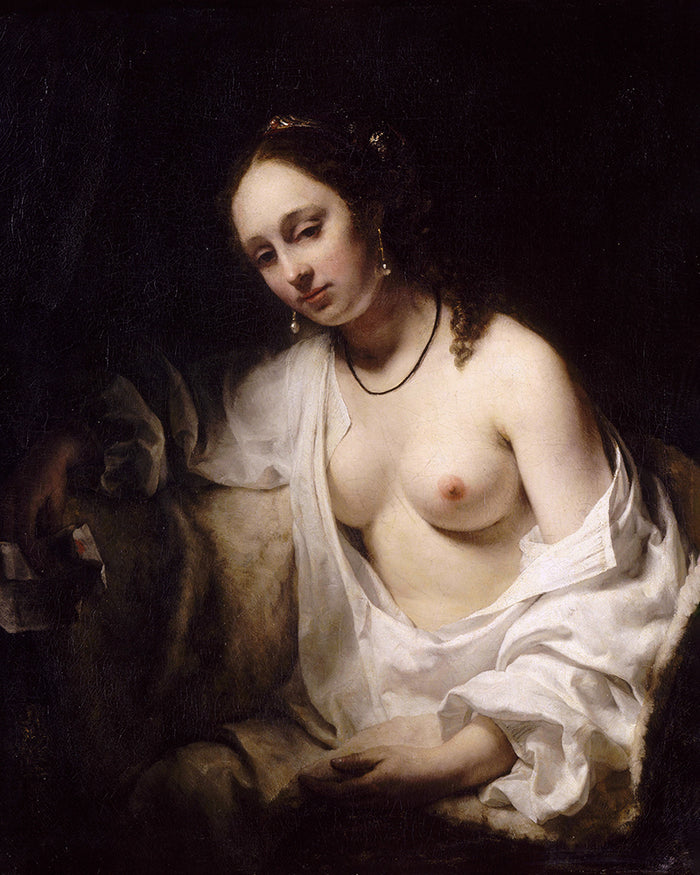 Reclining Nude by Rembrandt Harmenszoon van Rijn