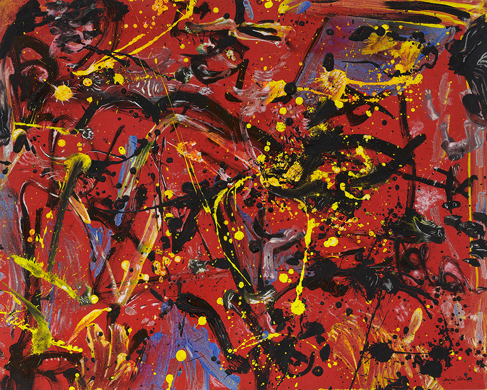 Red Composition by Jackson Pollock