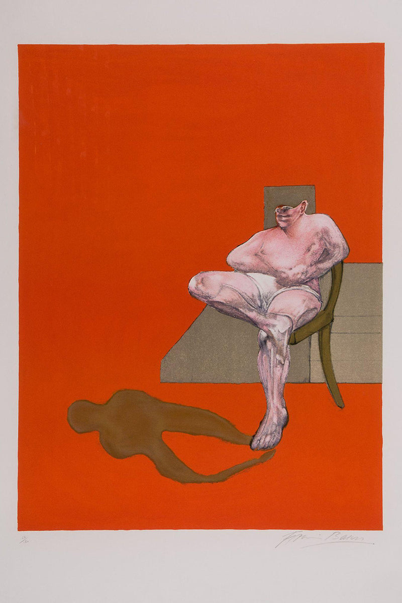 Right panel of Triptych by Francis Bacon