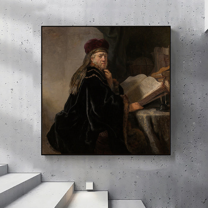 Scholar At His Study by Rembrandt Harmenszoon van Rijn