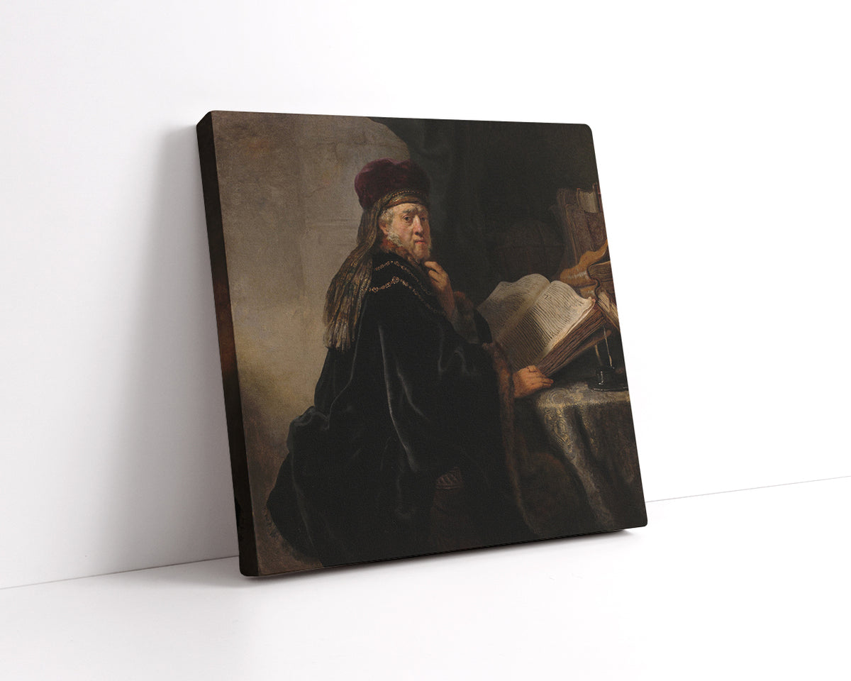 Scholar At His Study by Rembrandt Harmenszoon van Rijn