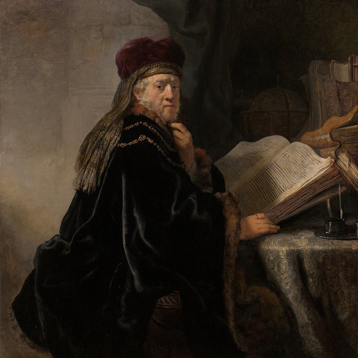 Scholar At His Study by Rembrandt Harmenszoon van Rijn