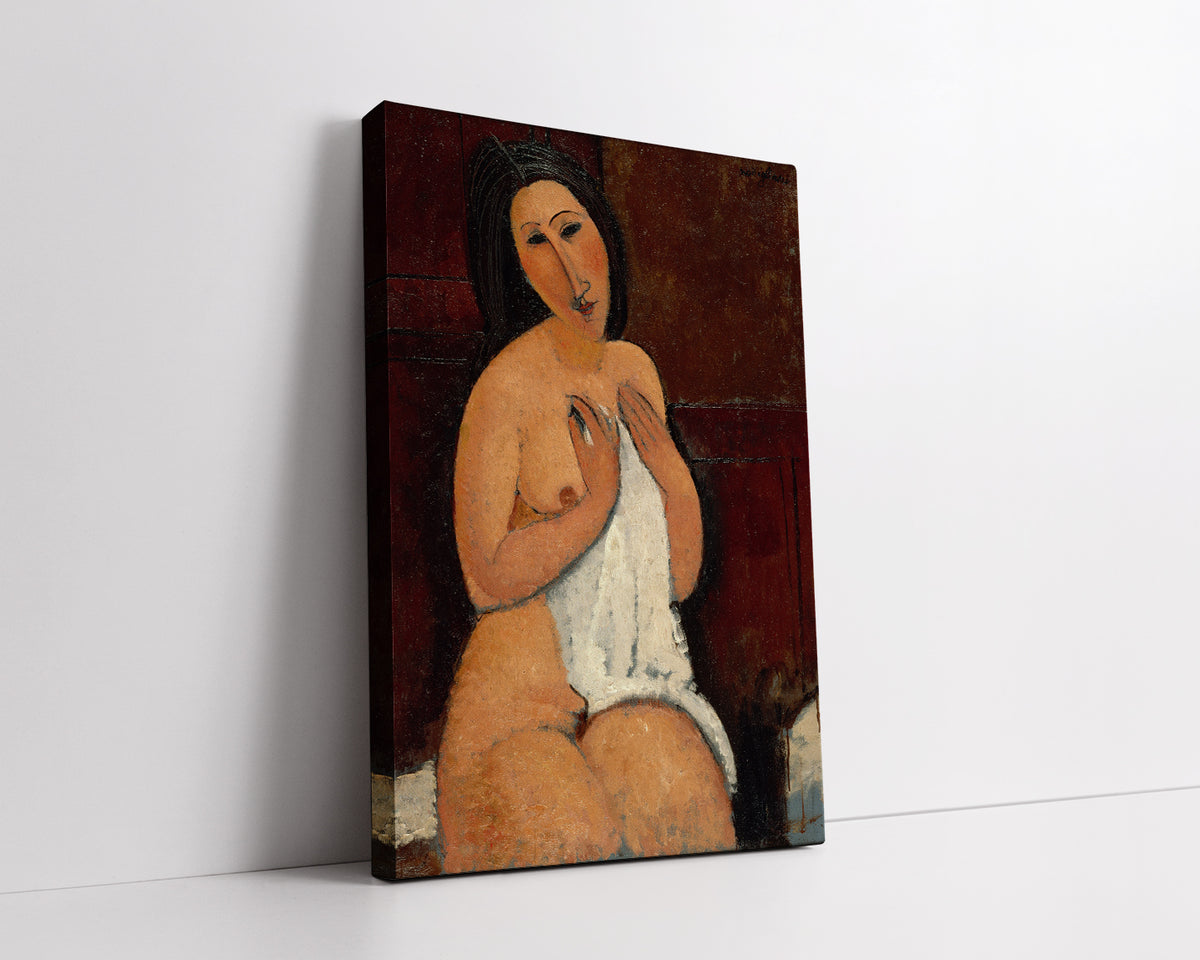 Seated Nude with Shift by Amedeo Modigliani