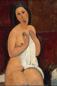 Seated Nude with Shift by Amedeo Modigliani