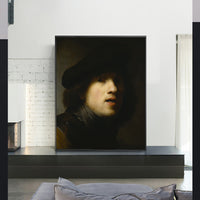 Self-Portrait With Gorget and Beret by Rembrandt Harmenszoon van Rijn