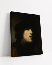 Self-Portrait With Gorget and Beret by Rembrandt Harmenszoon van Rijn