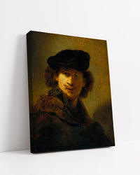 Self-Portrait with Velvet Beret by Rembrandt Harmenszoon van Rijn