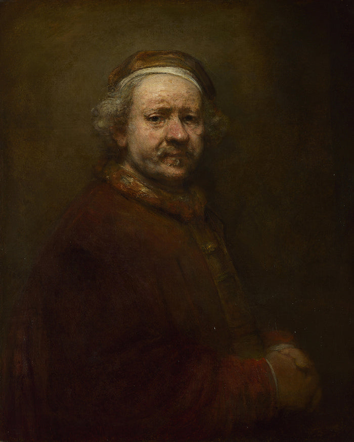 Self Portrait at the Age of 63 by Rembrandt Harmenszoon van Rijn