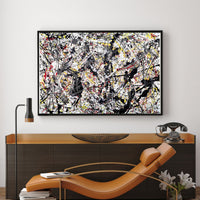 Silver over Black, White, Yellow and Red by Jackson Pollock
